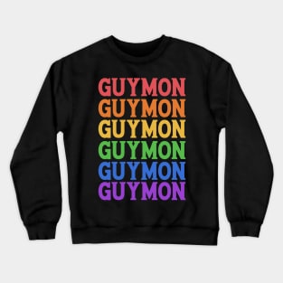 GUYMON RAINBOW TYPOGRAPHY Crewneck Sweatshirt